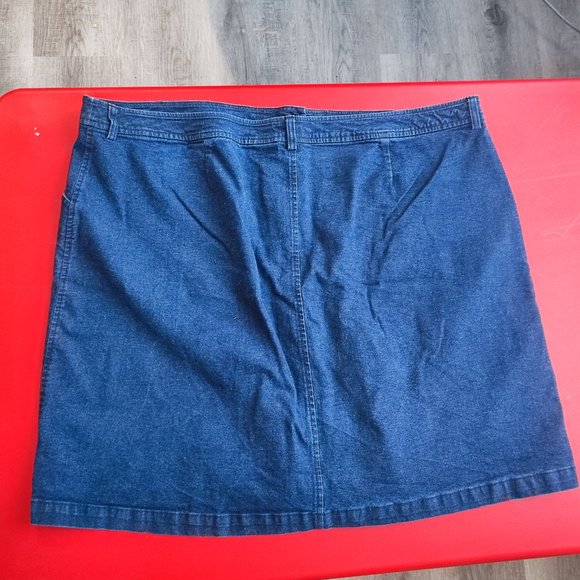 Permans plus jeans skirt denim women's large size 26W - Picture 3 of 5